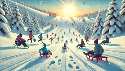 눈썰매 관련 사진