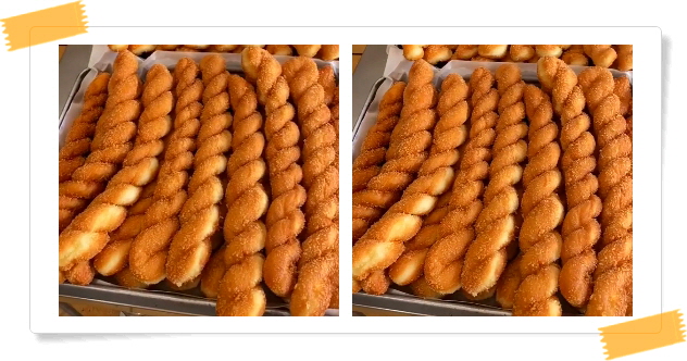 전현무계획2 청주 고로케 꽈배기 쫄면 반반만두 후기