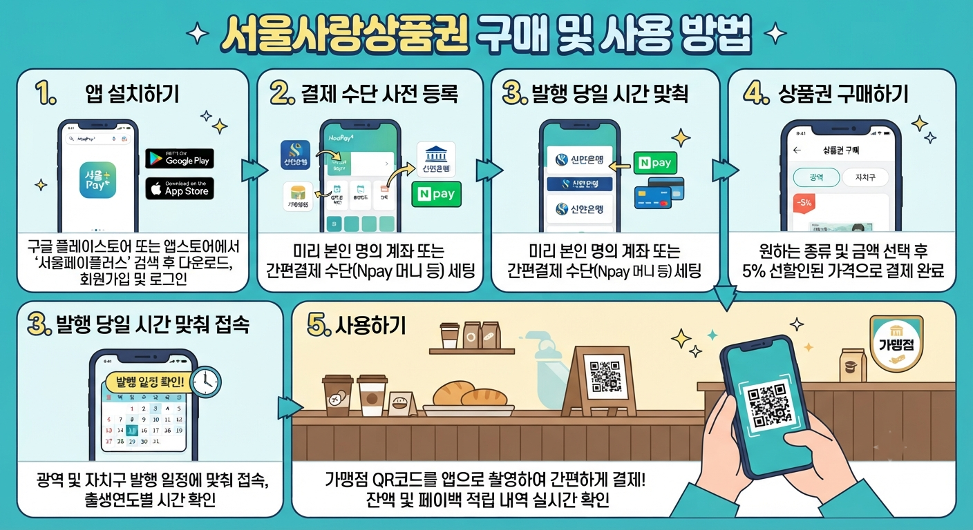 서울사랑상품권 신청방법