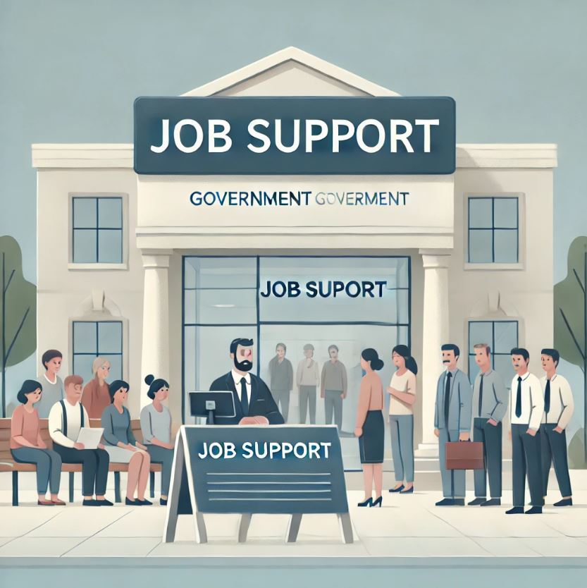 국가에서 지원하는 취업지원에 대한 이미지