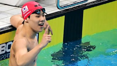 50m 남자 자유형 결승 금메달 지유찬