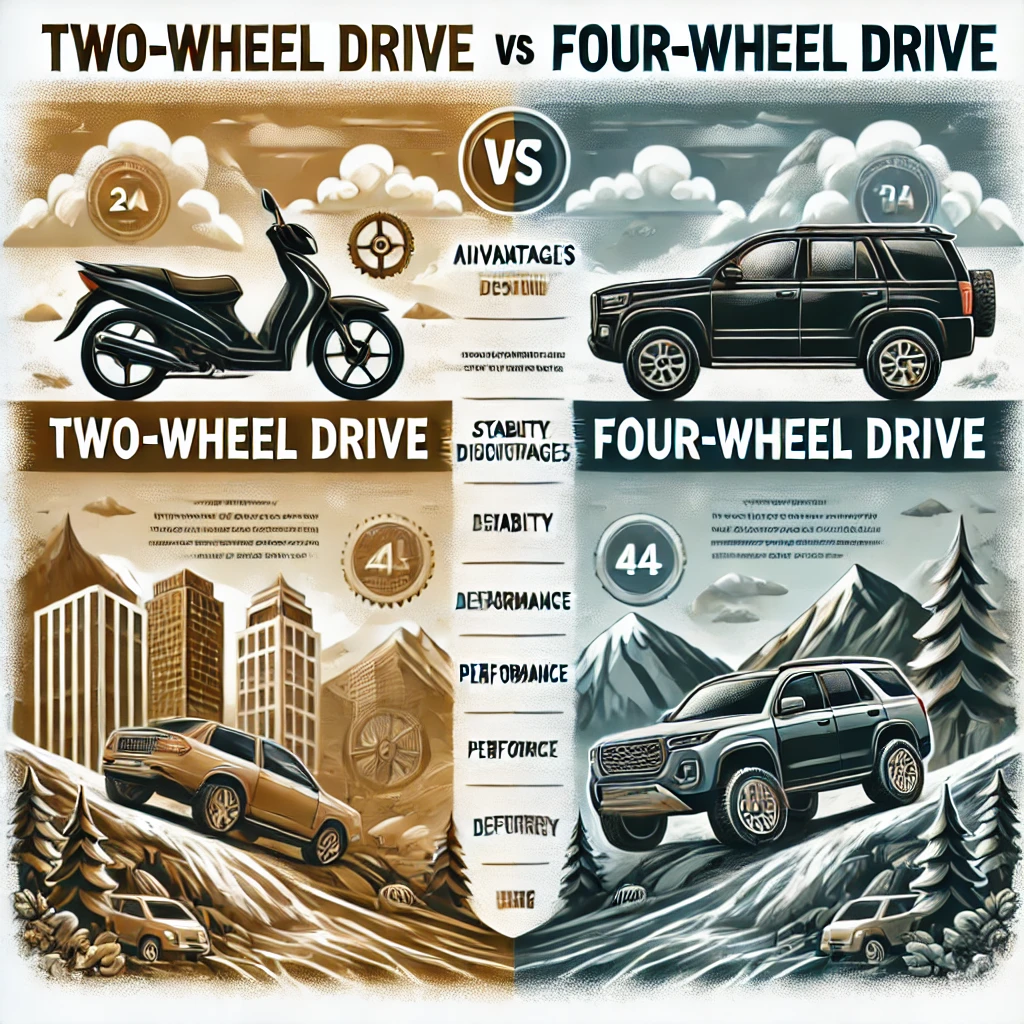 2륜과 4륜의 차이