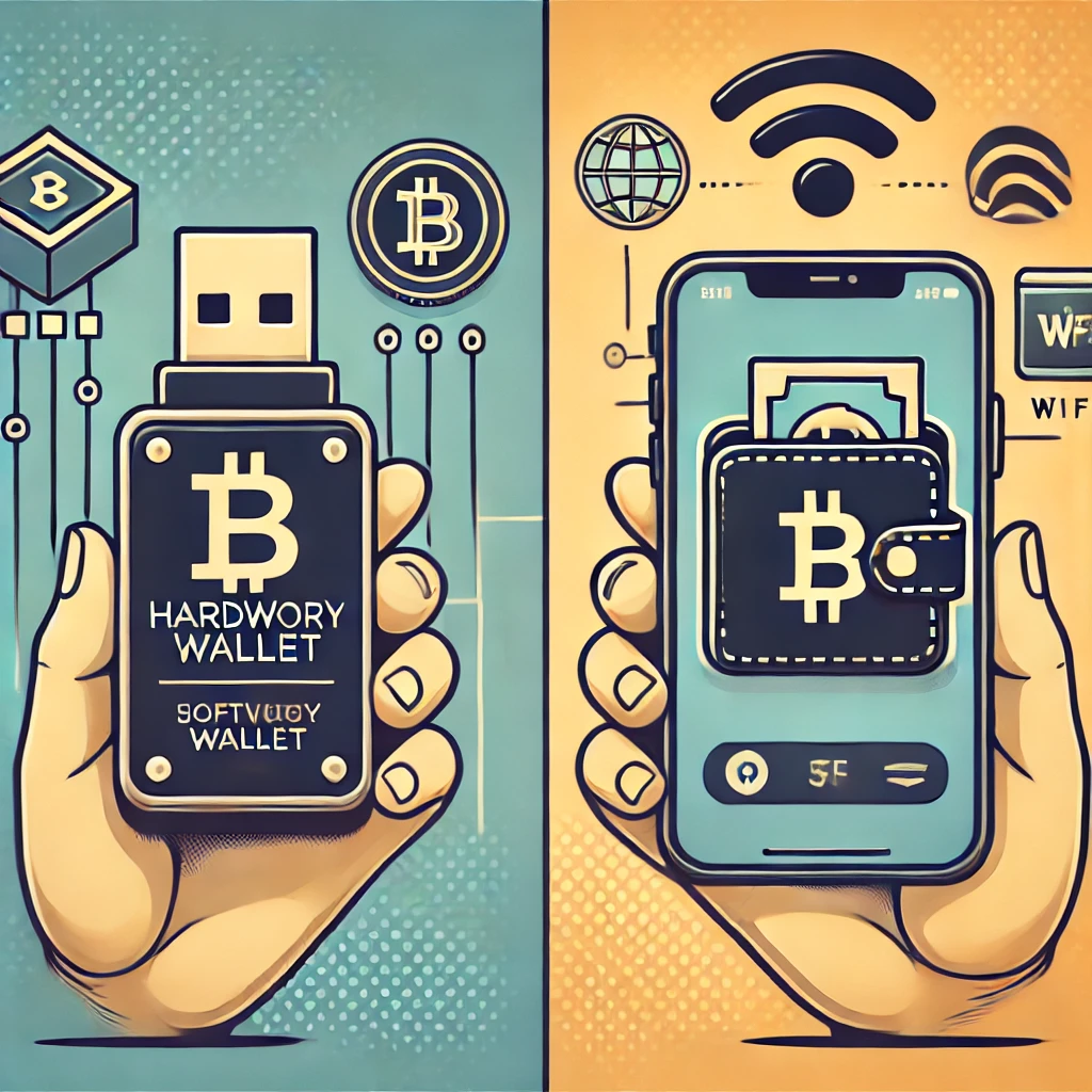 하드웨어 월렛과 소프트웨어 월렛