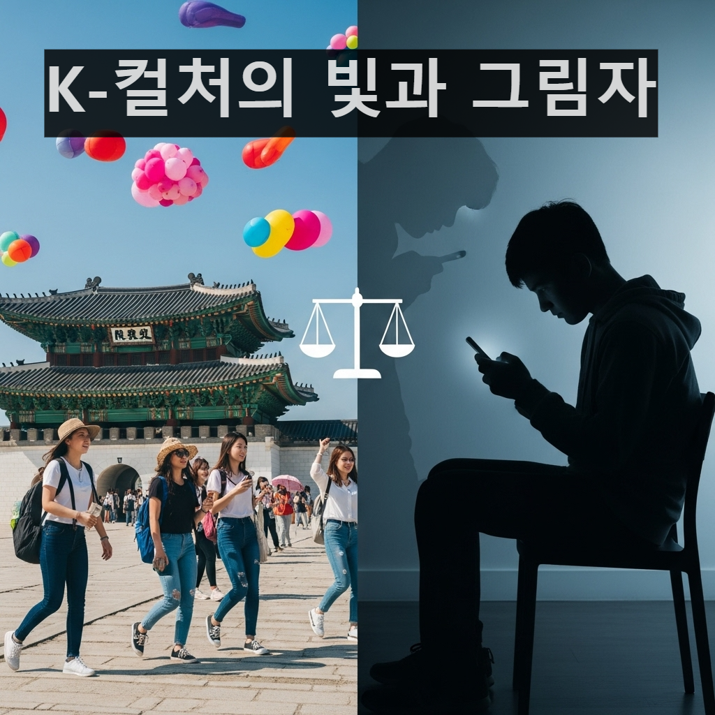 k-콘텐츠 양면성에 대한이미지