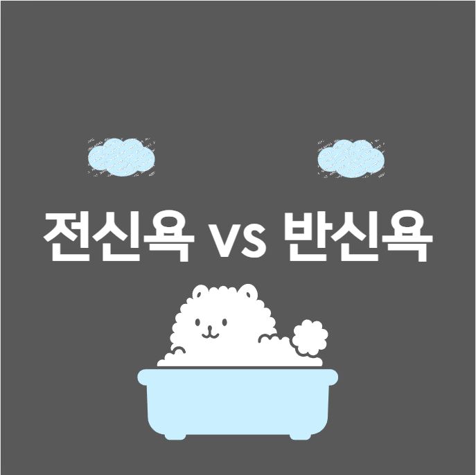 전신욕 반신욕 효능 및 차이점 블로그 글 대표 이미지