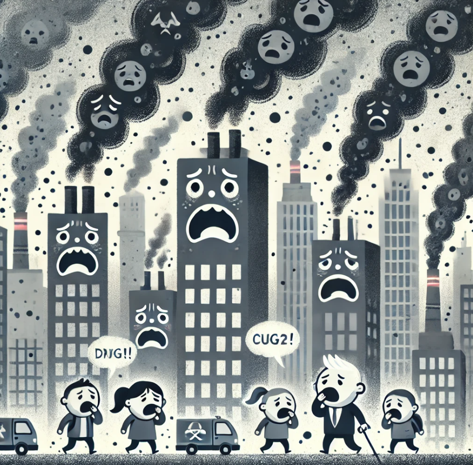 봄철 초미세먼지의 위험성 예방 사진