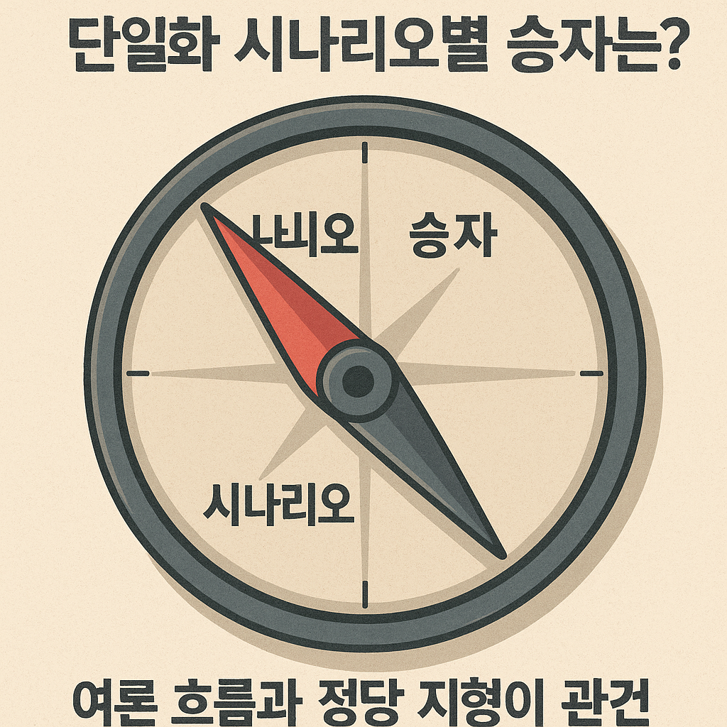 📌 5. 단일화 시나리오별 승자는? 여론 흐름과 정당 지형이 관건 - 타이틀사진