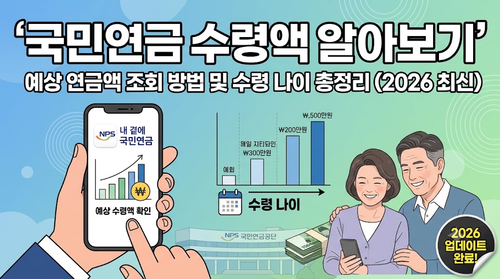 국민연금 수령액 알아보기