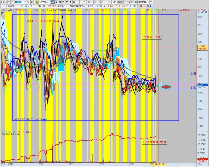 대한뉴팜-흔들기-구간-흐름-분석