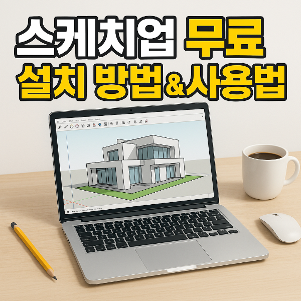 스케치업 무료 다운로드 썸네일 이미지입니다.