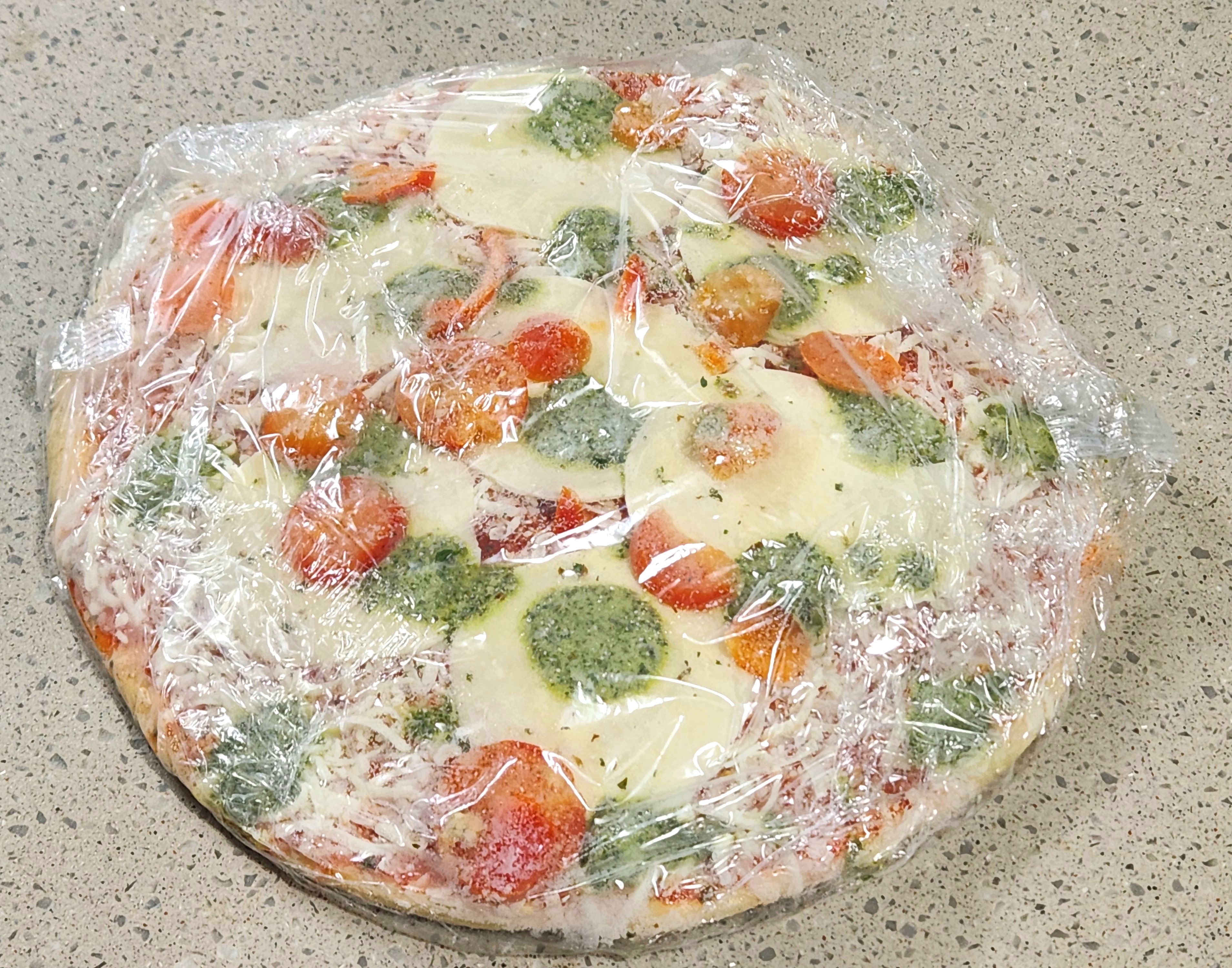 냉동피자 에어프라이어 데우기 조리법