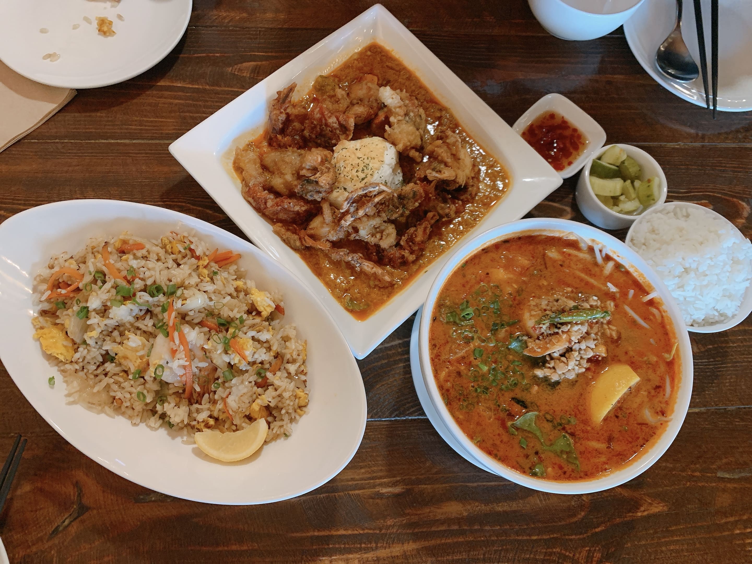 어밤부 카우팟꿍&뿌팟퐁커리&꿰띠여우똠얌