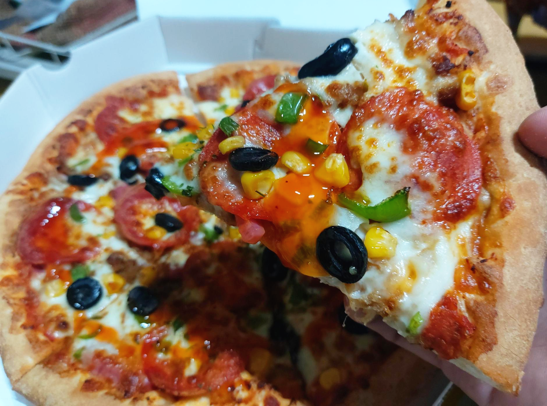 반올림피자샵 콤비네이션 피자