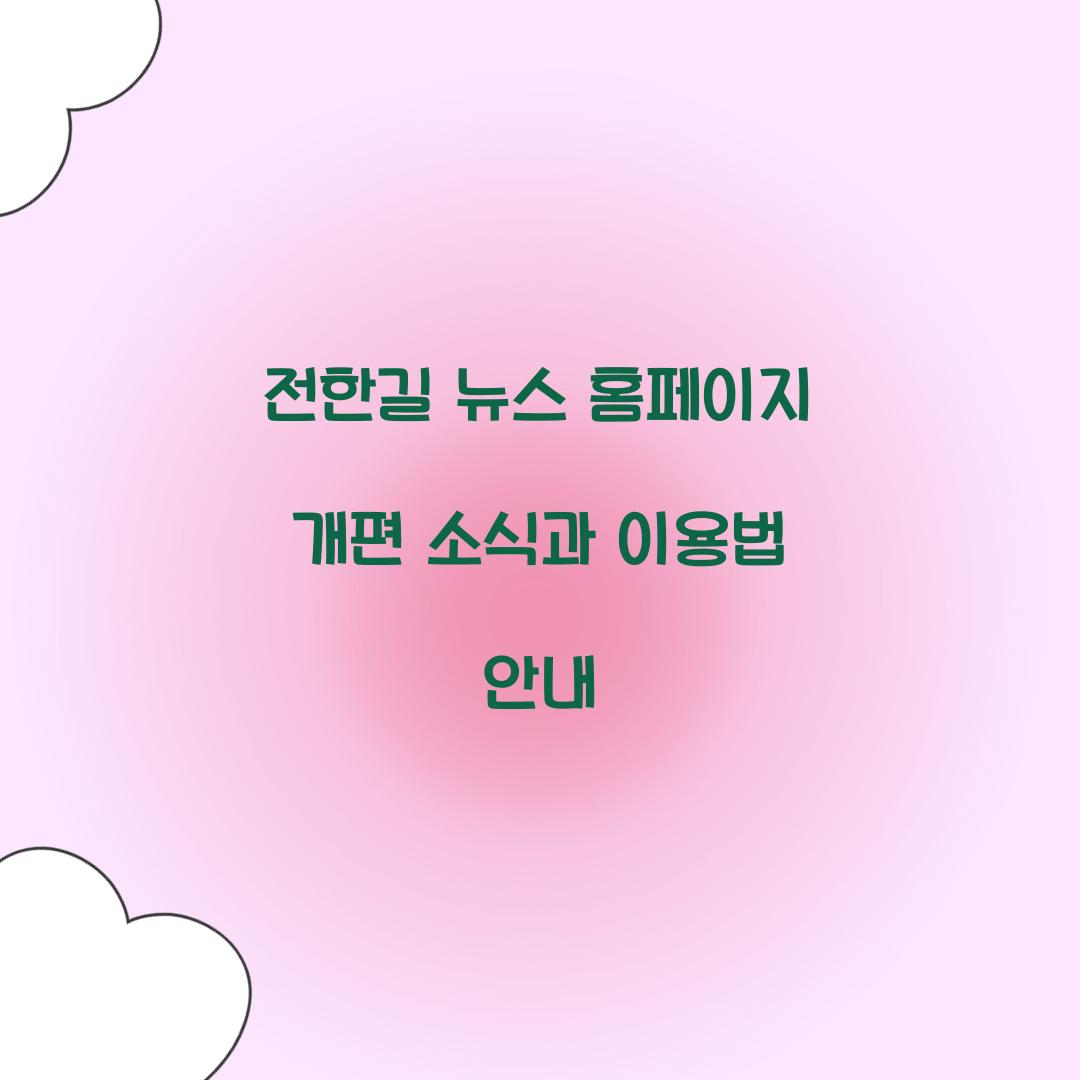 전한길 뉴스 홈페이지