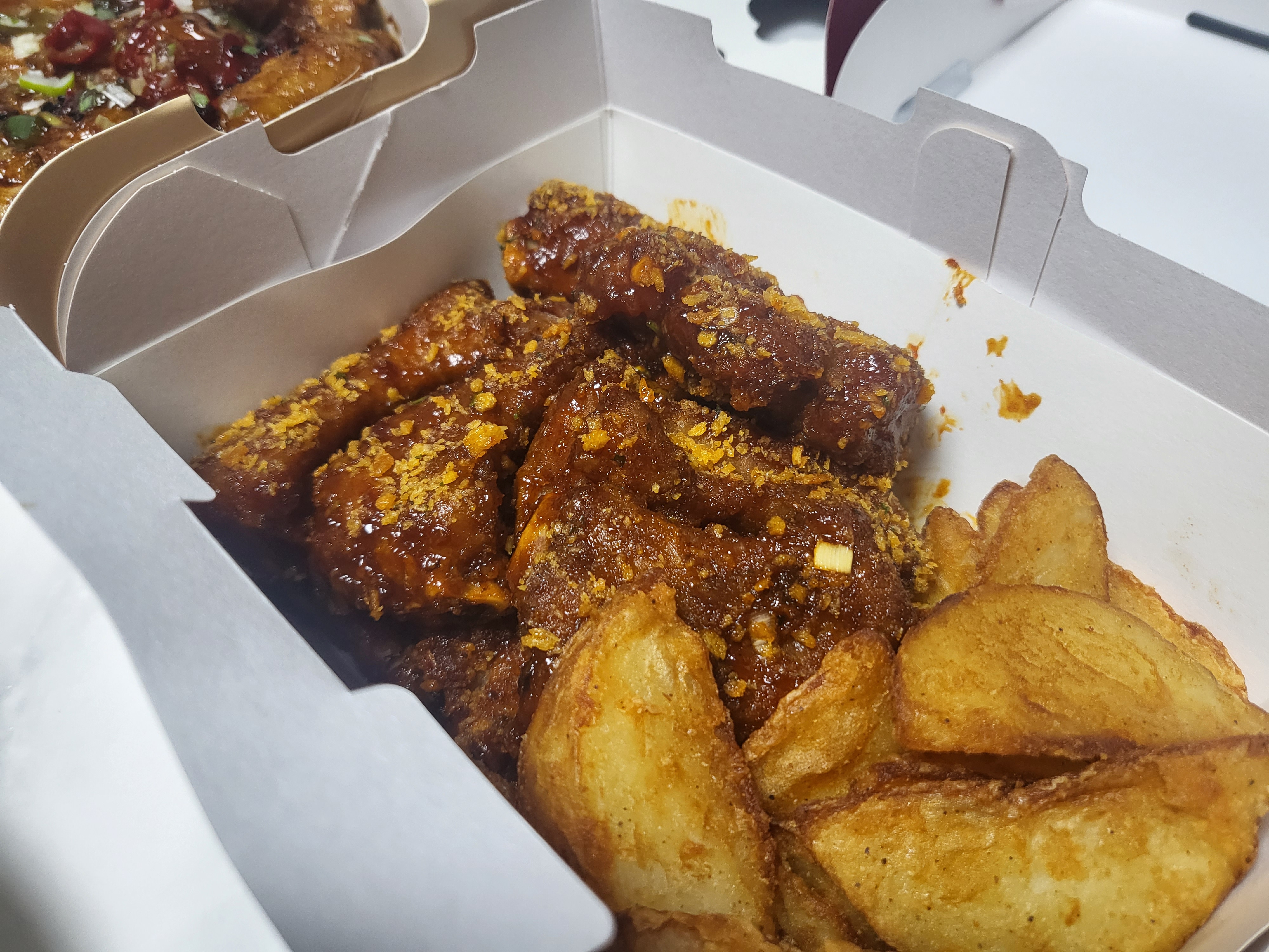 BHC 레드킹 폭립, 웨지감자