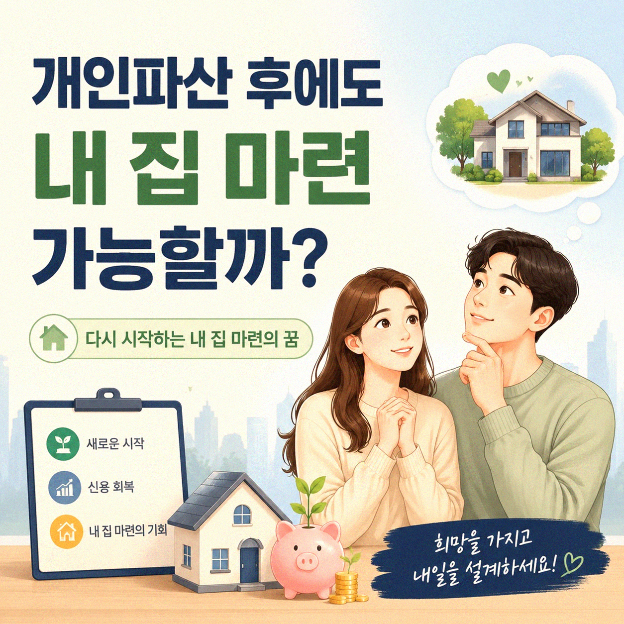 개인파산 경험 후 집 구매는 어떻게 가능할까
