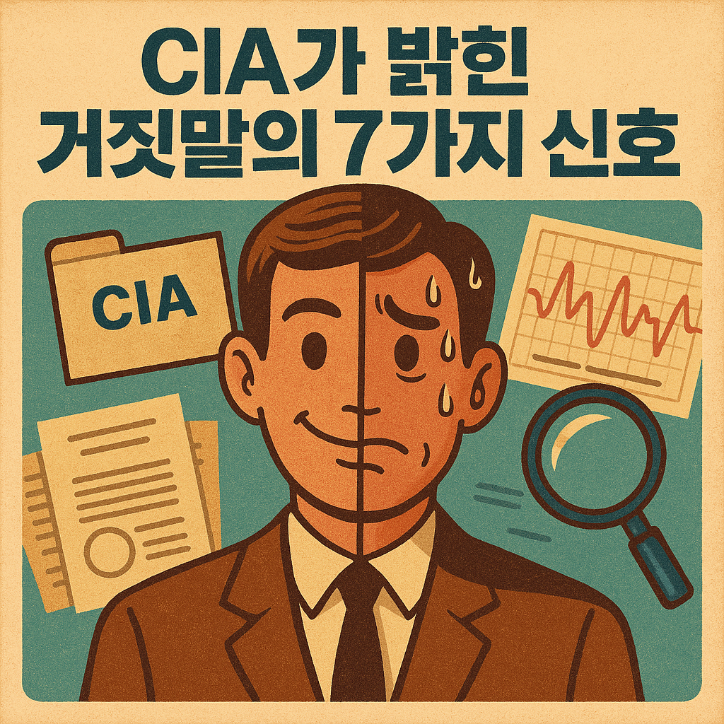 거짓말 탐지, CIA도 사용하는 심리학