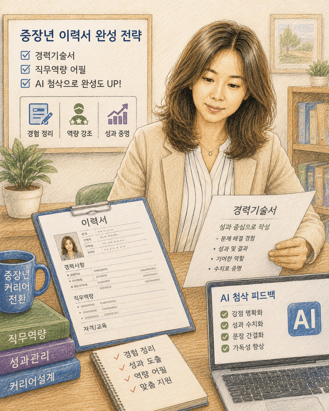 중장년 이력서·자기소개서, 경력을 무기로 바꾸는 작성법