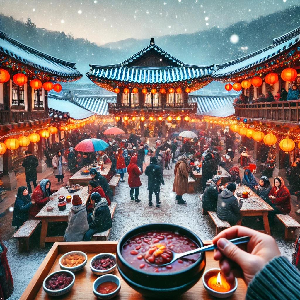 한국민속촌동지야팥죽축제