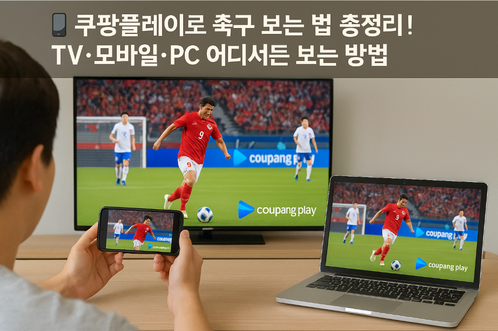 쿠팡플레이로 축구 보는 법 총정리