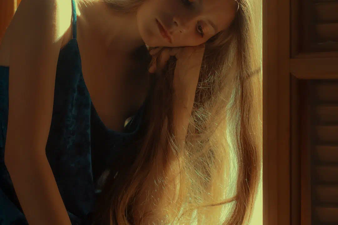 우울증으로 힘이 없는 여성