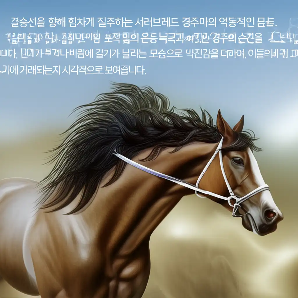 가장 비싼 말 종류, 서러브레드 경주마의 역동적인 질주