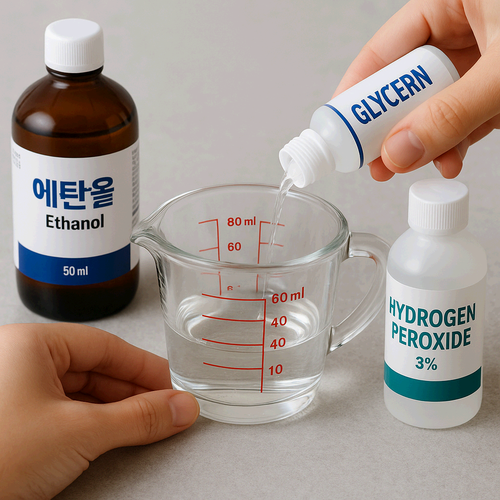 손소독제 만들기로 생활환경 청결 실천하는 법