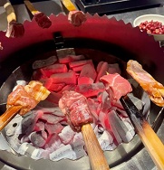 숯불꼬치구이-하오카오스탠