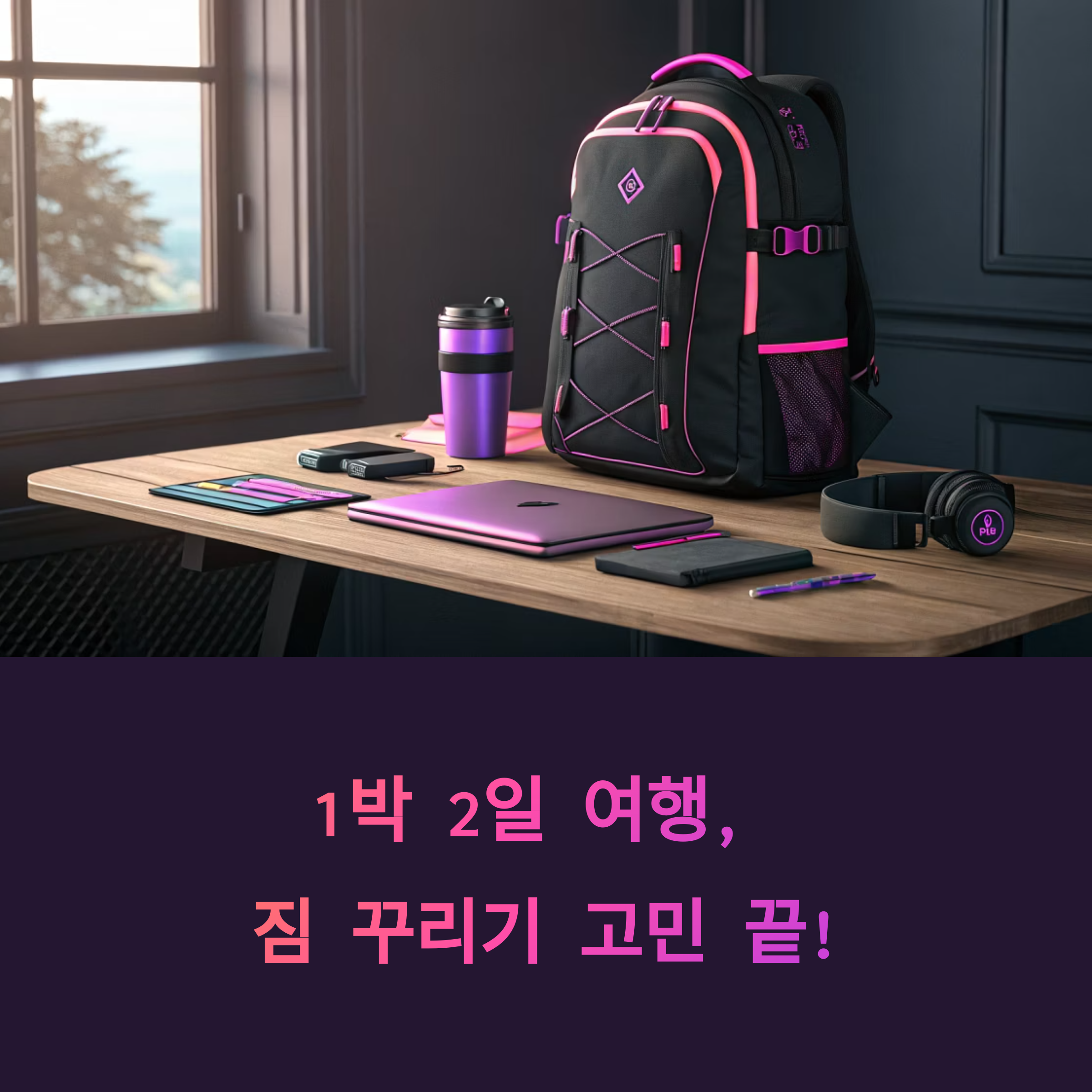 1박 2일 국내여행 짐 리스트와 짐을 간편하게 꾸리는 완벽 가이드