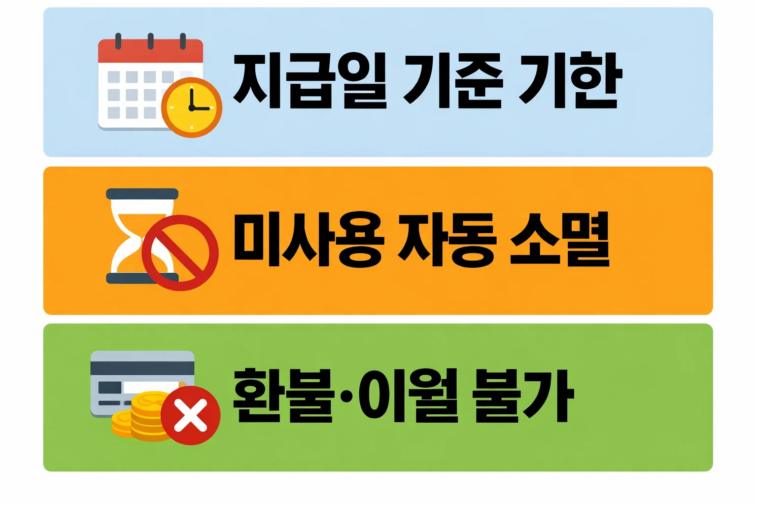 농협 체크카드 민생지원금 사용 기한과 지급일 기준 만료 시점, 미사용 시 자동 소멸 구조를 정리한 안내 이미지
