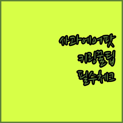 아루에 스튜디오 사과 에어팟 케이스 ..