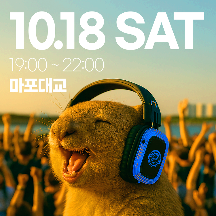 한강 무소음 DJ 파티