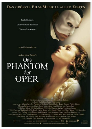 영화 <오페라의 유령> 포스터