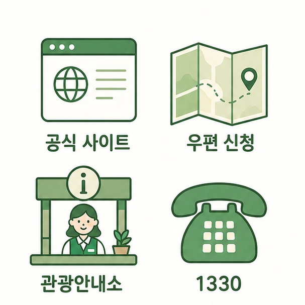 경주 관광지도 받는 방법과 안내소 정보