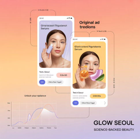 어플리케이션 AB테스트 예시 이미지