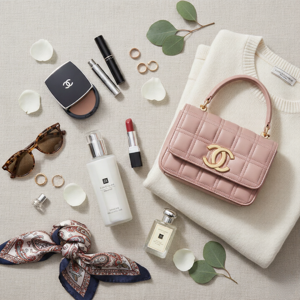 다양한 브랜드의 화장품과 패션 아이템