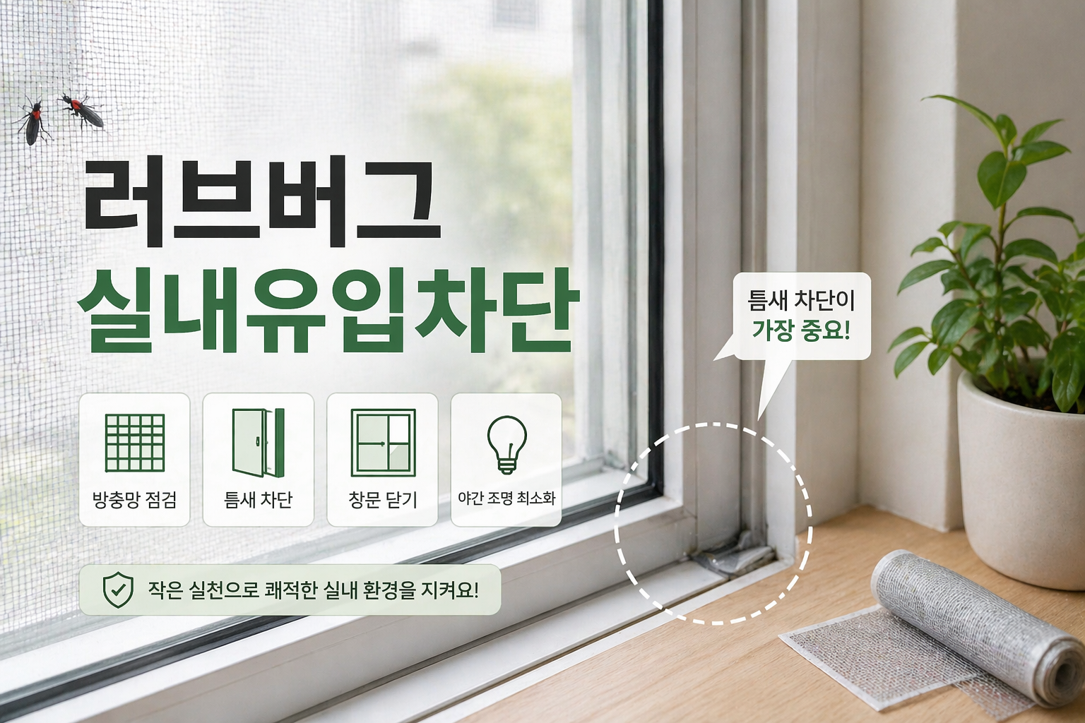 러브버그 대처법