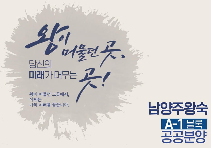 8.6-8 청약! 남양주왕숙 A1BL 분양가, 평면도, 중도금대출