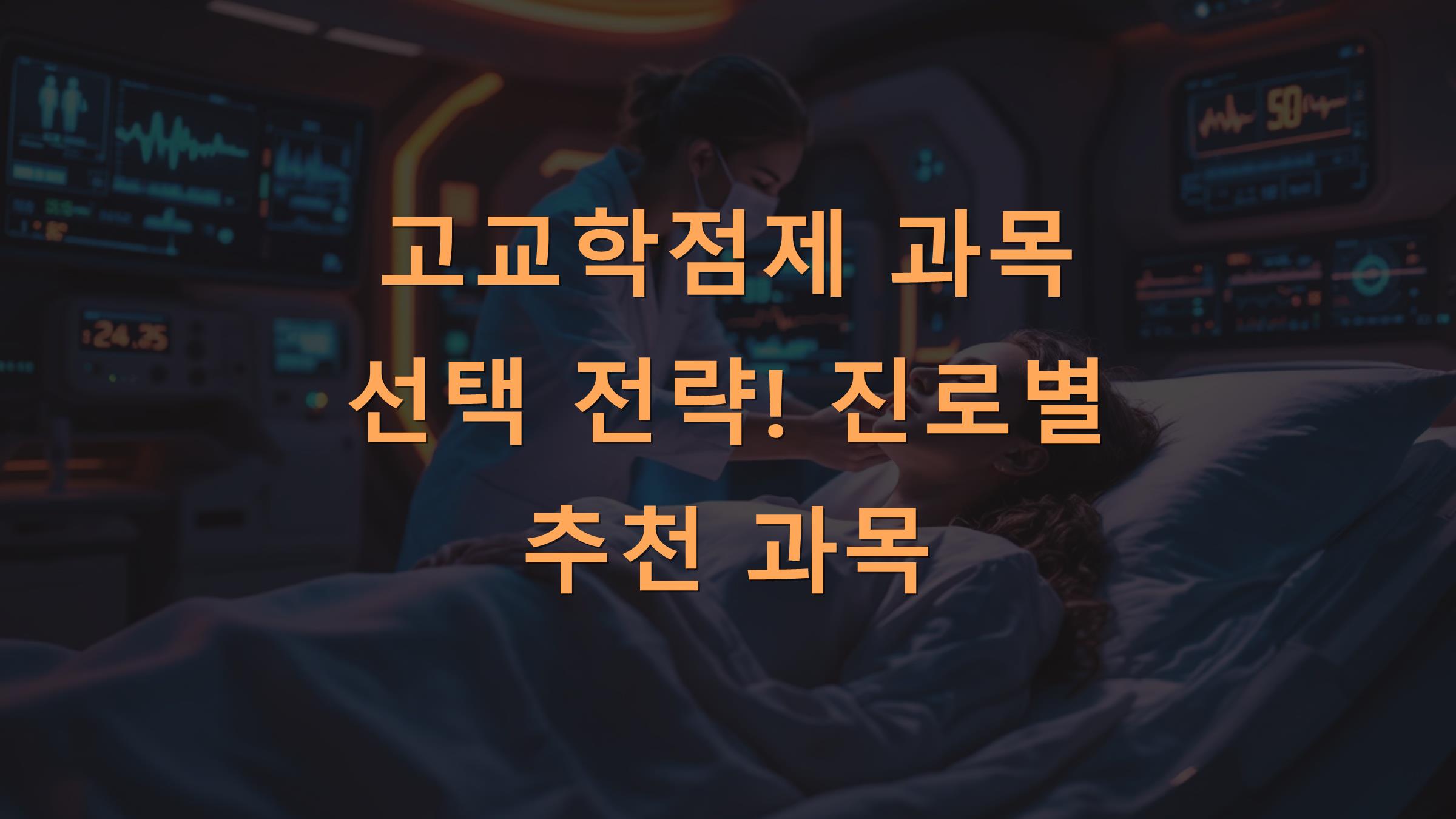 고교학점제 과목 선택 전략! 진로별 추천 과목