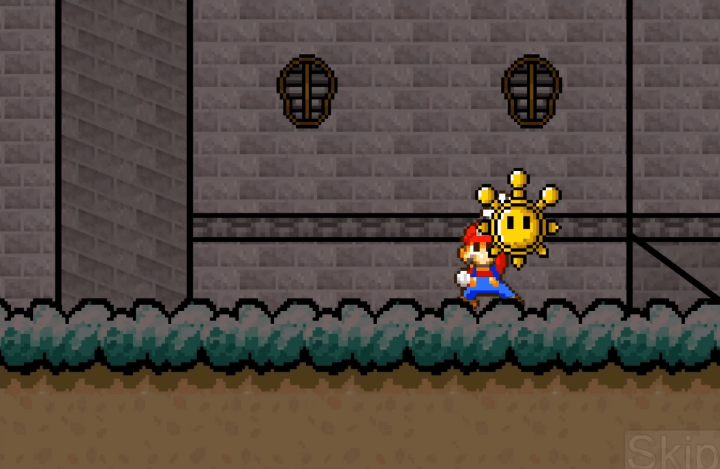 슈퍼마리오63-플래시게임-종료-화면