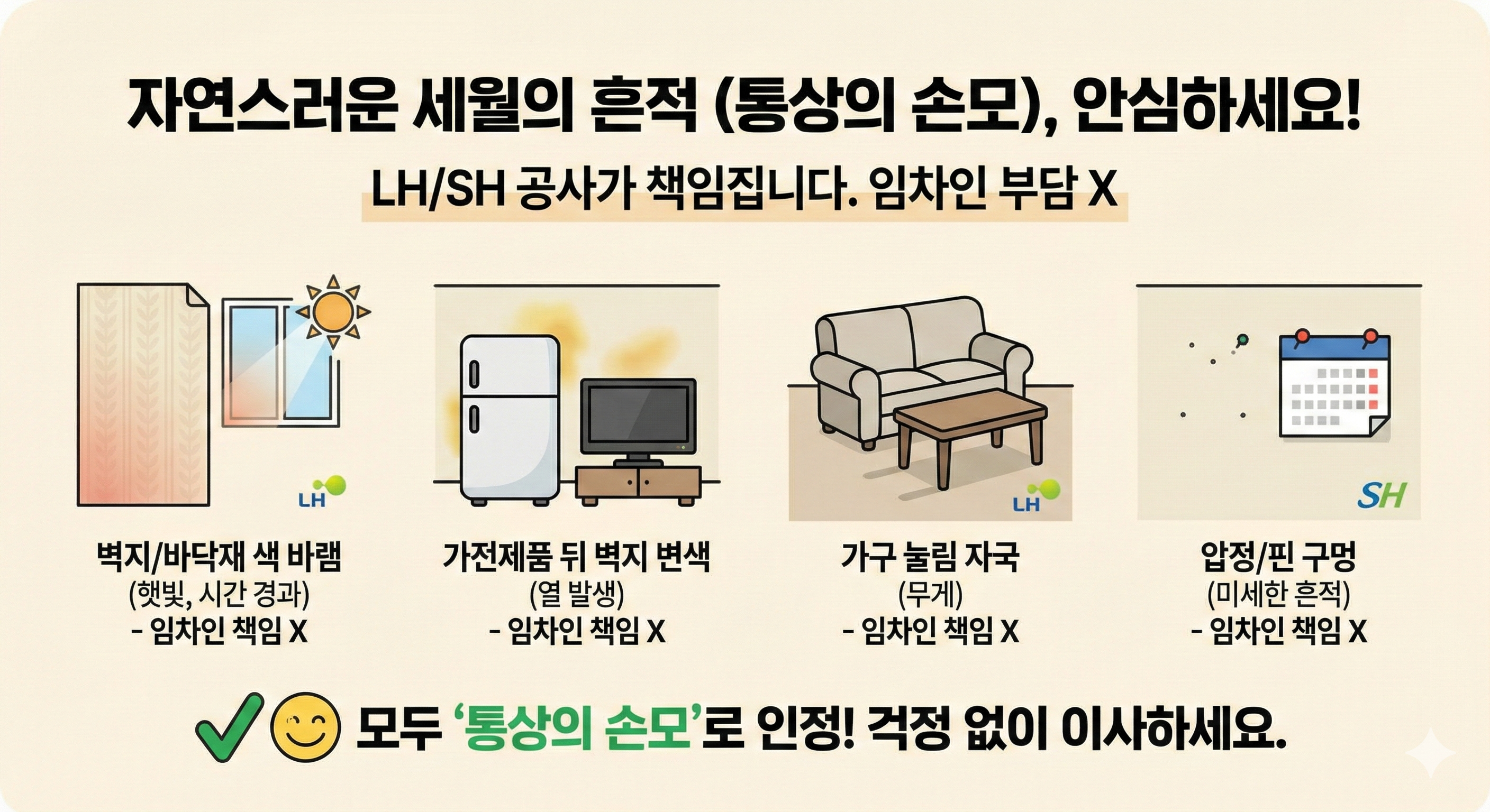 자연스러운 세월 흔적 부담 여부
