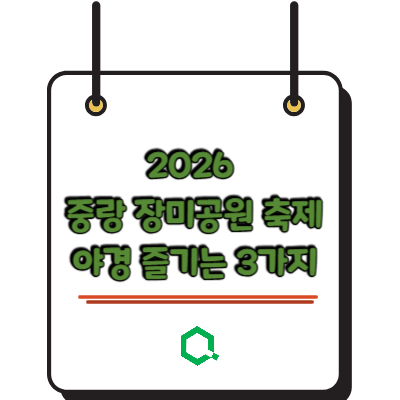 2026 중랑 장미공원 축제 야경 즐기는 3가지