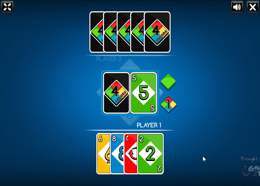 우노 PC버전 플레이화면