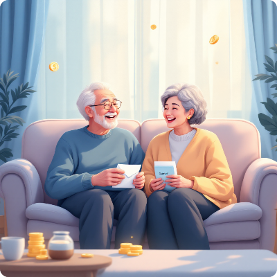 65세 이상 노인 건강지원금 이미지