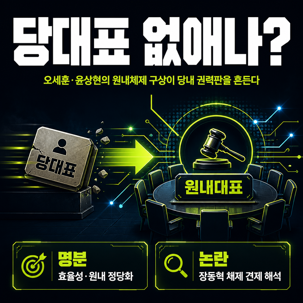 당대표 없애나?