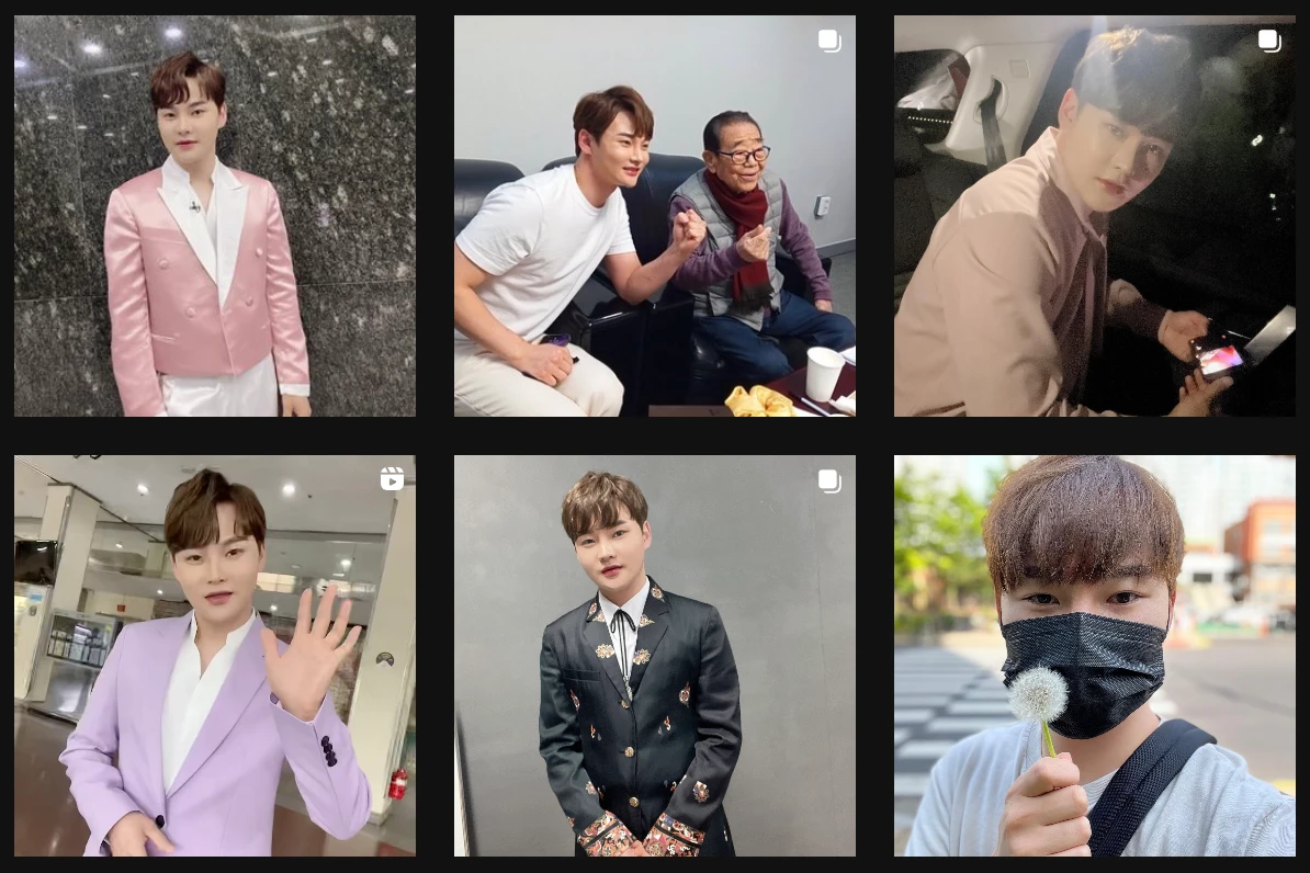 미스터트롯-박서진-인스타그램