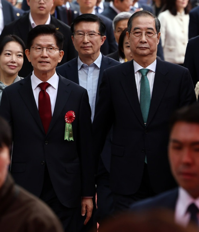 김문수 한덕수 회동 단일화