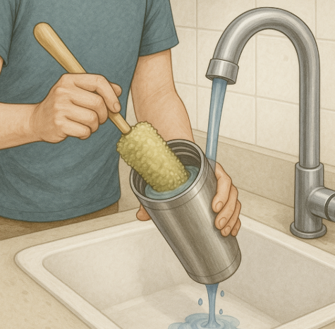 텀블러 세척, 제대로 하고 계신가요? 냄새&middot;세균 잡는 방법 관련 사진