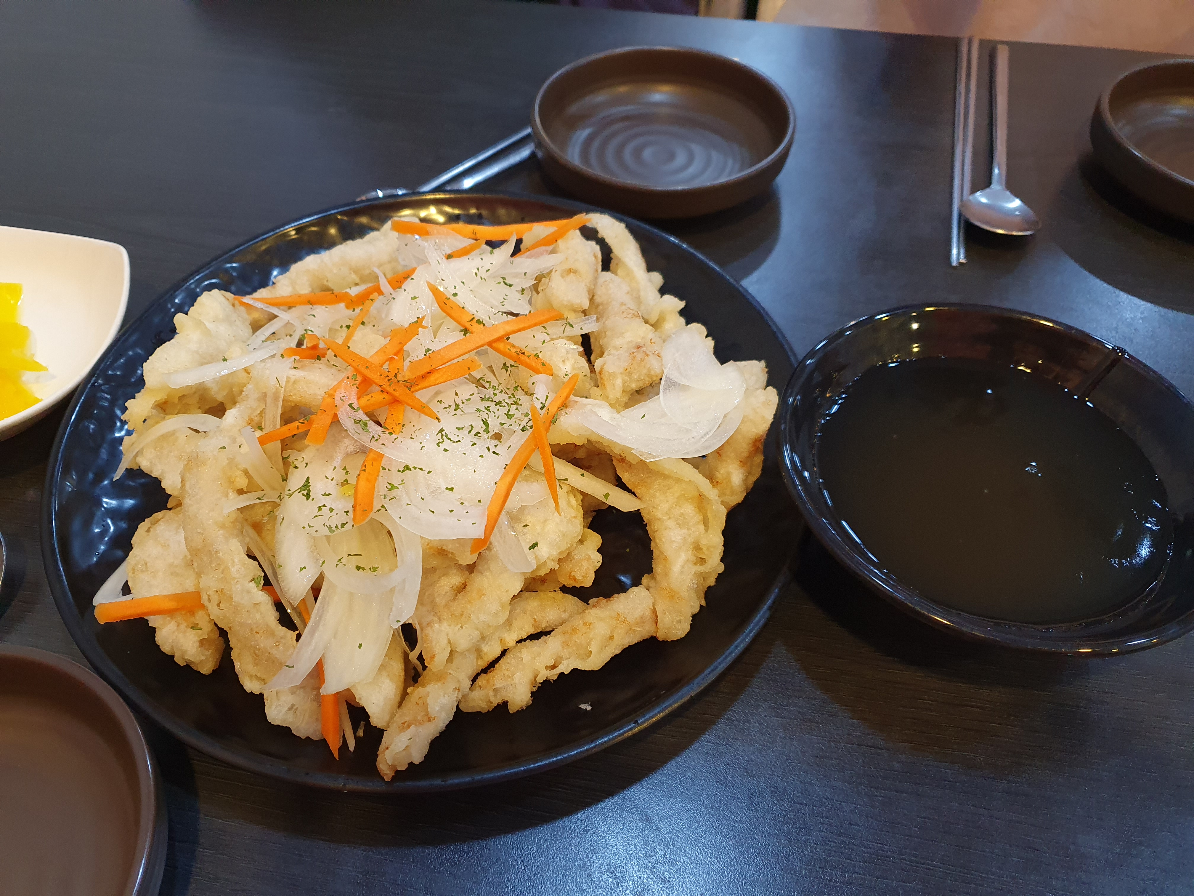 가수원동 백손짬뽕 탕수육과 소스