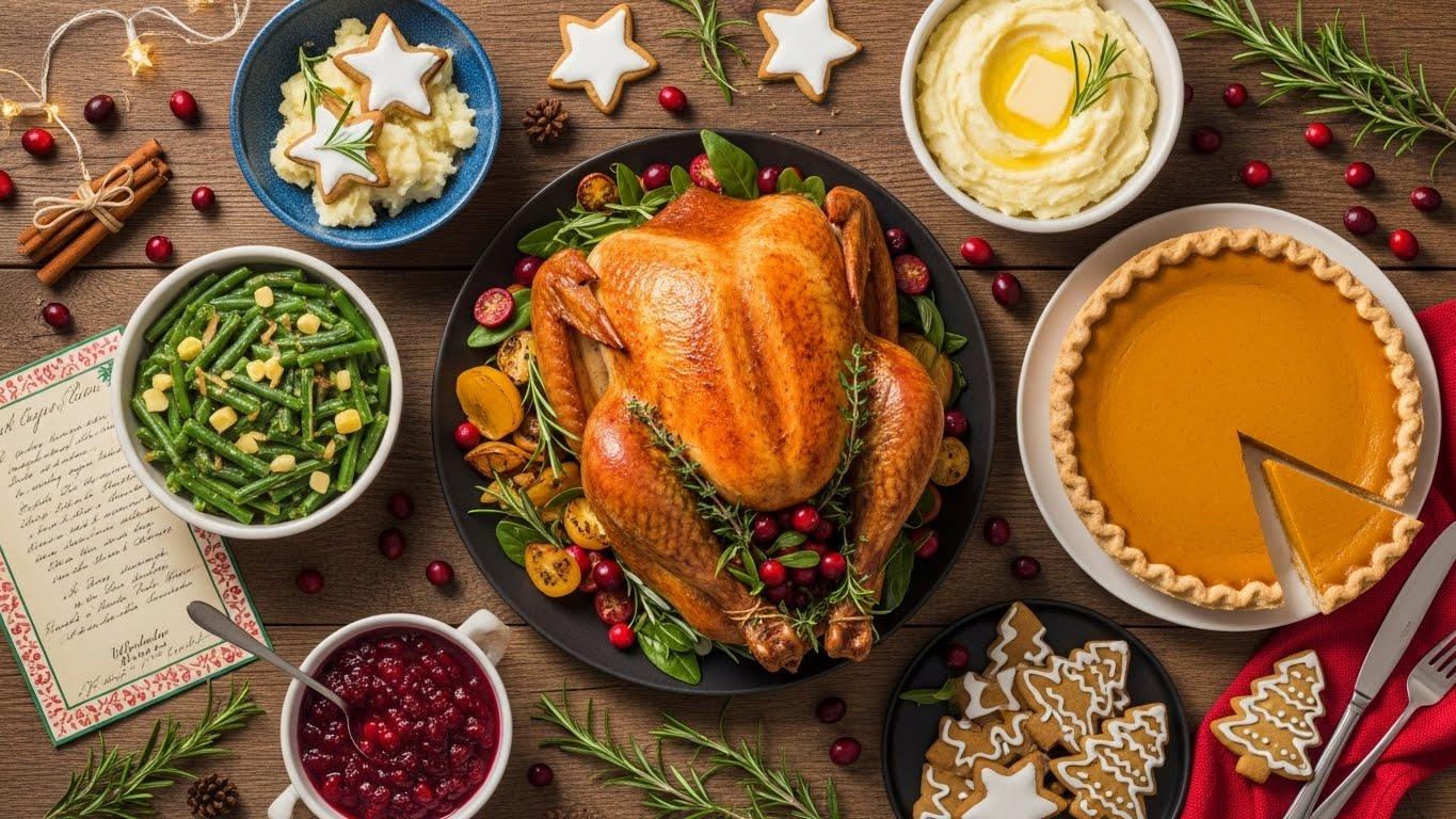 연말 파티 요리